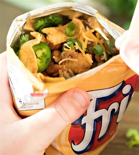 Easy Walking Frito Pie Yummy Healthy Easy Walking Tacos