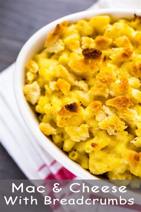 Best Baked Mac And Cheese With Bread Crumbs Recipe Mac And Cheese Baked Mac Bake Mac And