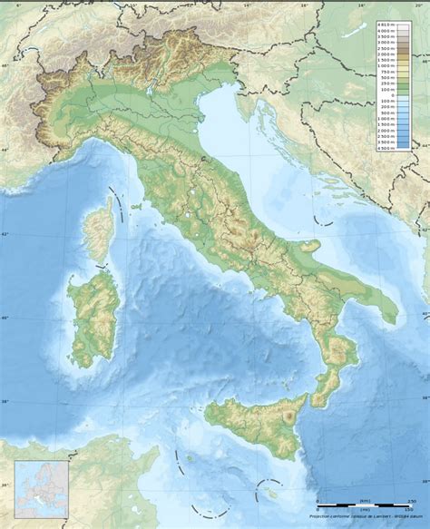 Italy Map And Italy Satellite Images