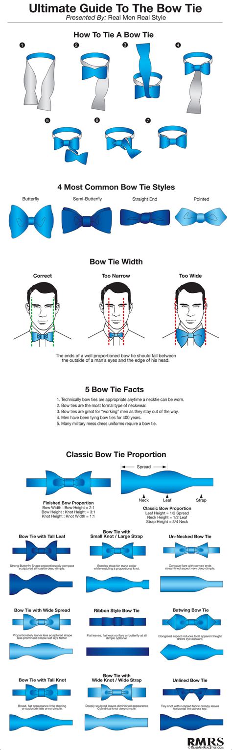 How To Make Bow Tie In Easy Steps Infographic