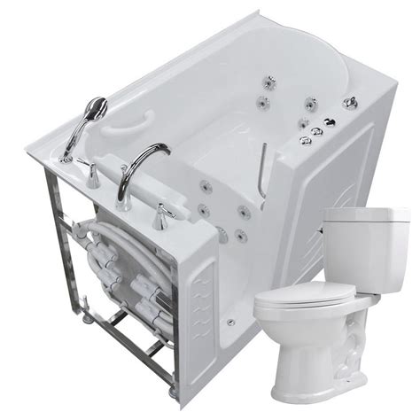 Bath shower best bathroom decoration with perfect tubs home universal tubs bath shower fit your bathroom with awesome 4ft bathtubs bathroom fascinating, home depot bathtubs. Universal Tubs 52.8 in. Walk-In Whirlpool Bathtub in White ...