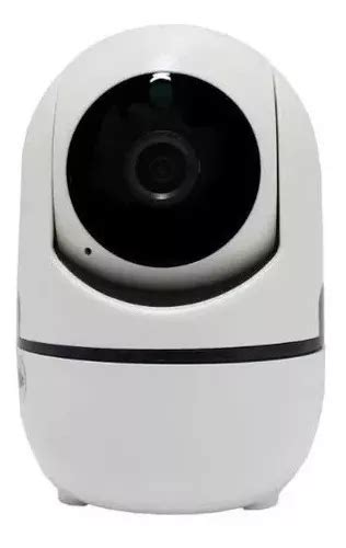 Mini Camera Robô Ip Wifi Hd Onvif Sensor Movimento Automatic Cor Branco