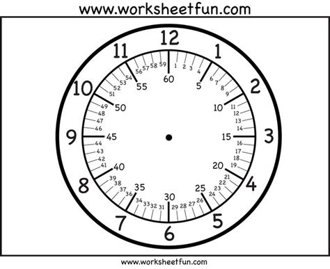 Printable Clock Face For Kids Tedy Printable Activities