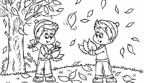 Autumn Coloring Page Printable Free Page For All Ages - Coloring Home