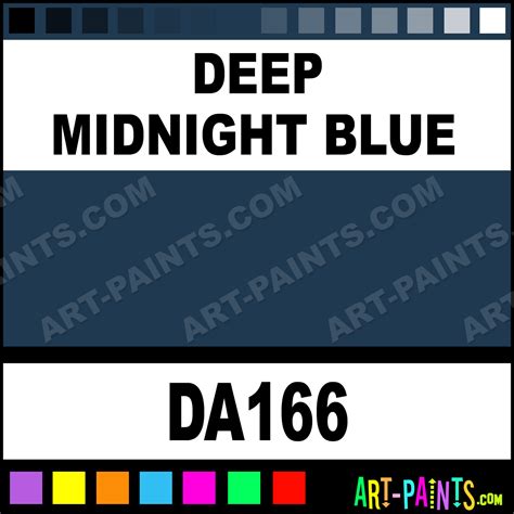 Deep Midnight Blue Decoart Acrylic Paints Da166 Deep Midnight Blue