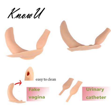 Knowu Interchangeable The Catheter And False Vagina Of The Silicone Pants Suit Ebay