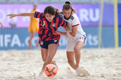 U S Womens Beach Soccer National Team On The Sand In Chula Vista