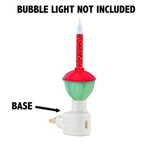 Traditional Christmas Bubble Night Light Base Novelty Lights Inc