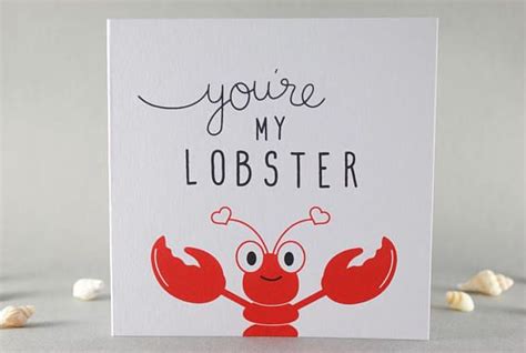 Lobster Card Friends Tv Lobster Card Youre My Lobster Card