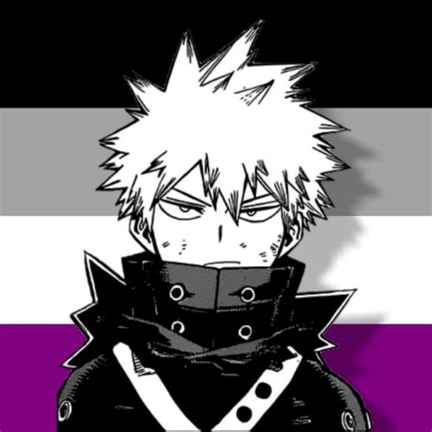 Bakugou Asexual Pride Profile Picture Ícones Fofos Personagens
