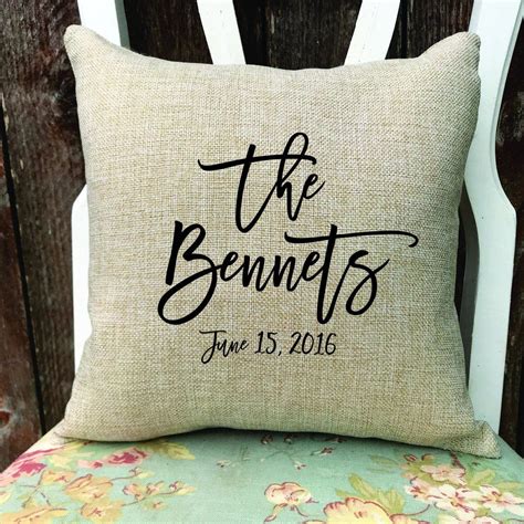 We did not find results for: Custom pillow with name and wedding year- wedding gift ...