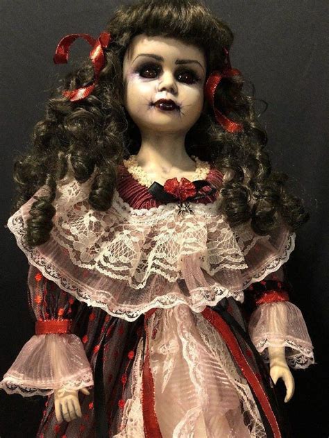 22 Vampire My First Gothic Girl Haunted Ooak Horror Porcelain Doll