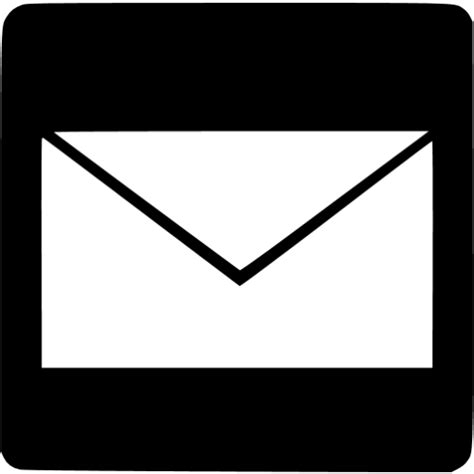 Black Email 13 Icon Free Black Email Icons