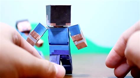 How To Make The Ultimate Bendable Steve Minecraft Papercraft