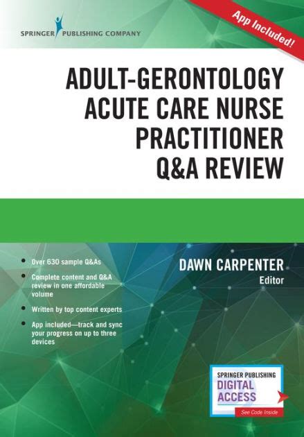 Adult Gerontology Acute Care Nurse Practitioner Qanda Review Edition 1