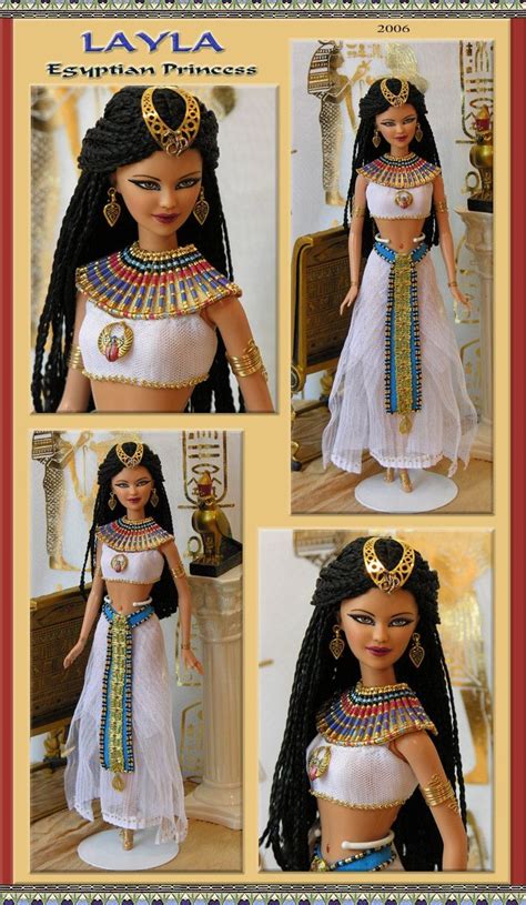 Egyptian Princess Layla Barbie Repaint Barbie Clothes Barbie Dress Egyptian Princess