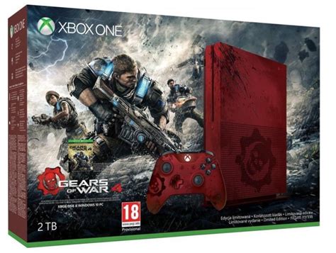 Microsoft Xbox One S Slim 2tb Limited Edition Gears Of War 4