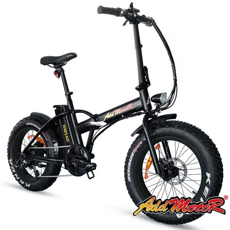 Addmotor Motan Electric Bikes Foldable E Bikes Fat Tire 500w 48v Snow