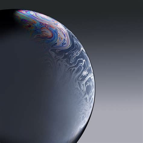 Earth 2290×2290 Planet Bubble Gray Iphone Xr Ios 12 Stock