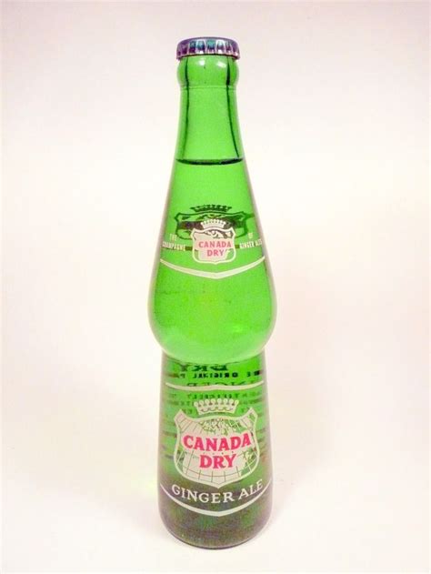 Vintage Acl Soda Pop Bottle Full Canada Dry Ginger Ale 12 Oz Style