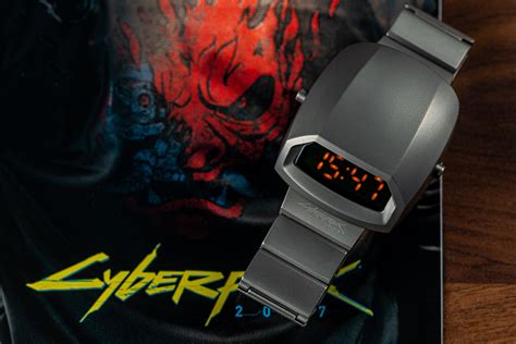 The Cyberpunk T 2077 Digital Watch A Titanium Masterpiece Limited To