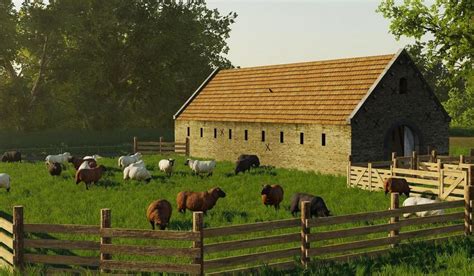 Old Building Sheep Placeable V10 Fs19 Farming Simulator 19 Mod