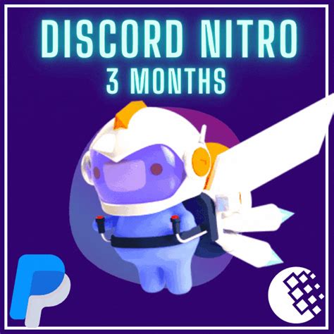 Купить 🚀 Discord Nitro 3 Months 2 Boosts 100 Works за 0₽