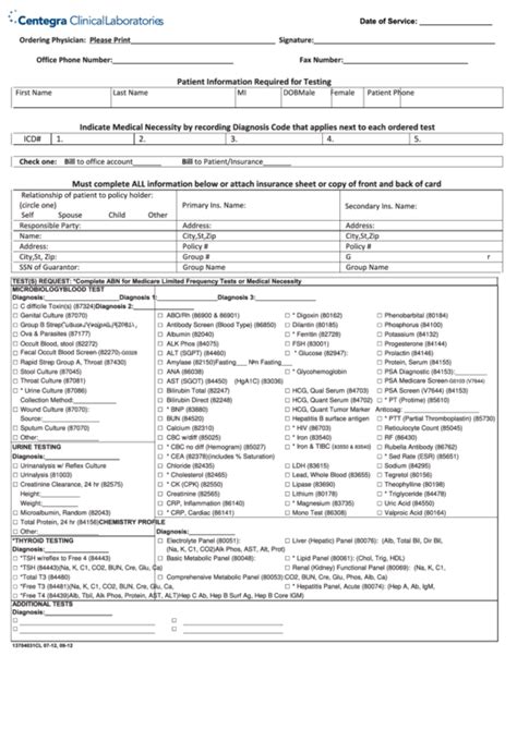 Lab Requisition Form Pdf Fill Online Printable Fillable Blank Vrogue