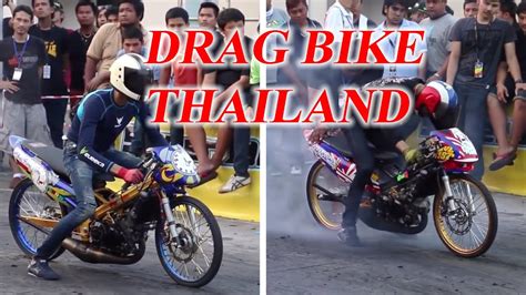 Drag Bike Thailand 402m In 10 S 30 Fastest Honda Wave Scooters In