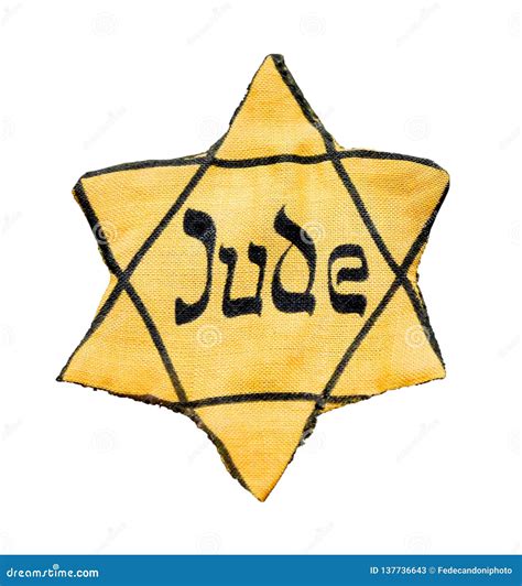 Yellow Badge Of Star Of David Is Is A Symbol Of Modern