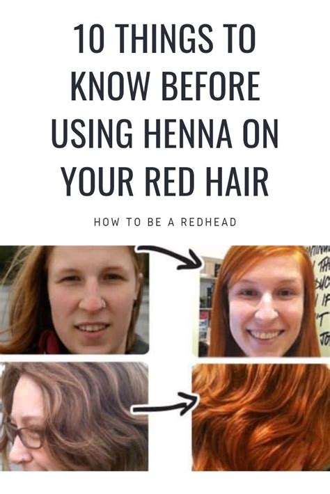 10 Things To Know Before Using Henna On Your Red Hair Henna Hair Color