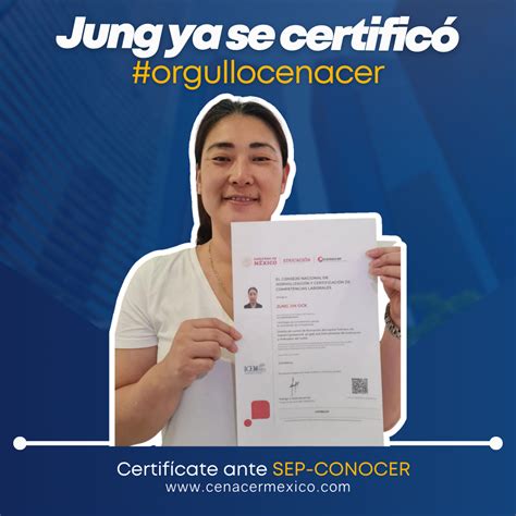 Certifícate Ante Sep Conocer