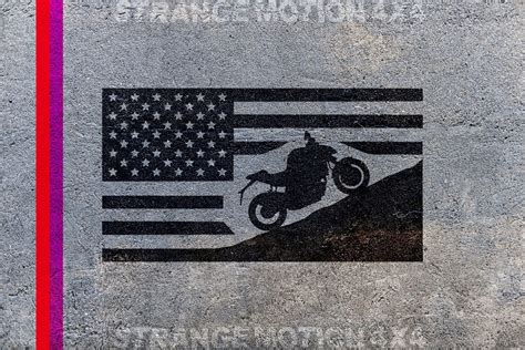 American Flag Svg File Motorcycle Cut File For Cricut And Etsy