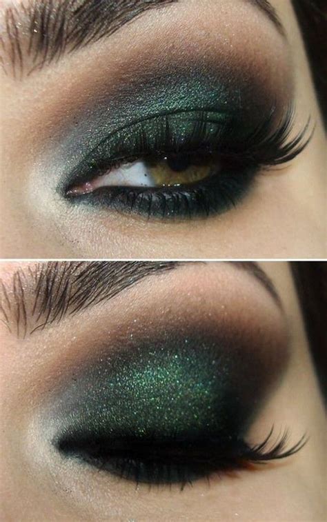 Black eyeshadow is not some mythical makeup machete only to be wielded by demi lovato and jack skellington. Makeup For Green Eyes, Eyeshadow How To, Tutorials, Videos | Black eye makeup, Winter makeup ...
