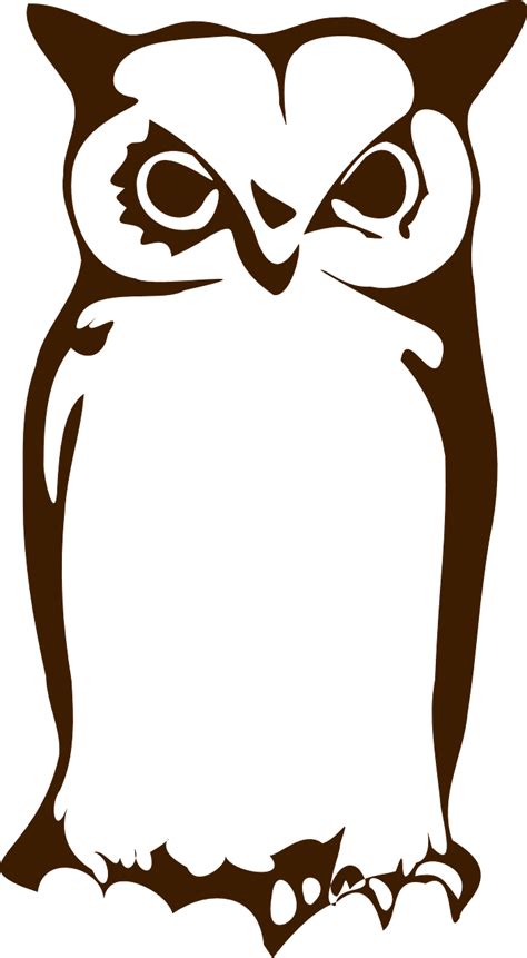 Owl Silhouette Clip Art Brown Owl Png Download 7041280 Free