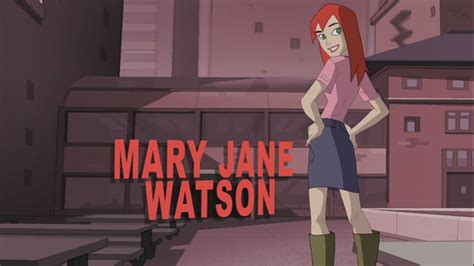 Mary Jane Watson The Spectacular Spider Man Marvel Animated