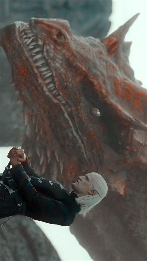 A Woman Standing Next To A Giant Dragon In A Game Of Thrones Season 8