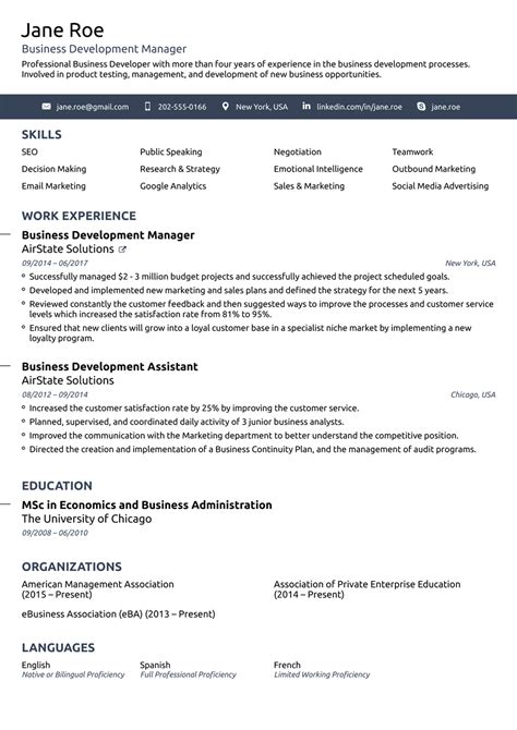 2018 Professional Resume Templates As They Should Be 8