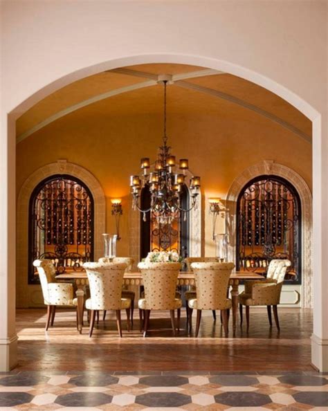 Astounding 40 Mediterranean Dining Room Design Ideas For Amazing Home