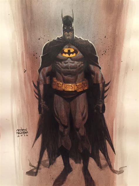 Andrew C Robinson Spacejunkees Batman Illustration Batman The