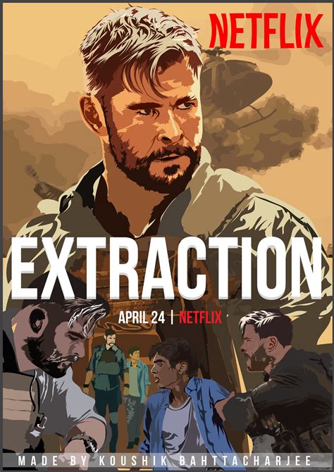 Extraction 2020 Movie Poster Design Behance