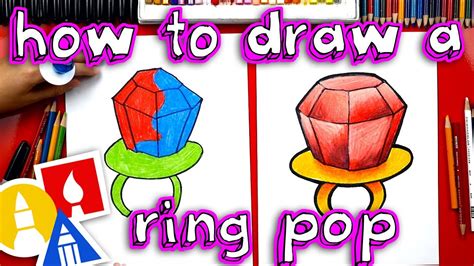 How To Draw A Ring Pop 41