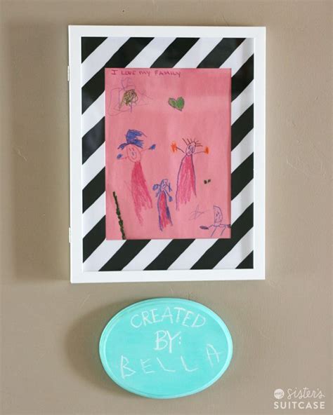 How To Display Your Childs Art And 200 Giveaway Blog Hop My Sister