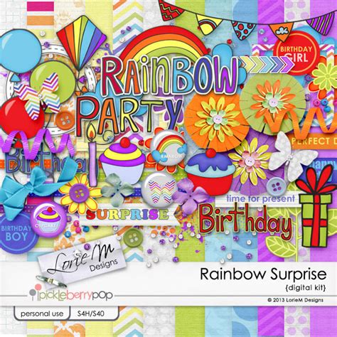 Pickleberrypop Kits And Mini Kits Rainbow Surprise Kit