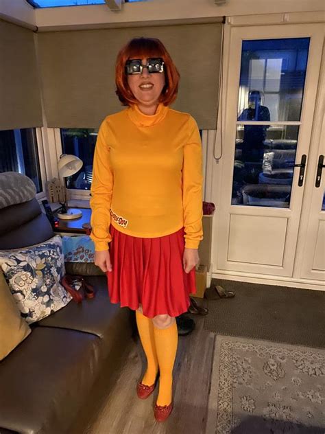 Womens Classic Scooby Doo Velma Costume Ubicaciondepersonascdmxgobmx