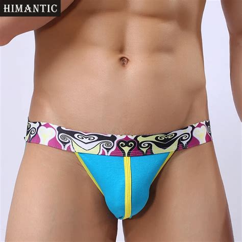 Brand New Sexy Underwear Men Briefs Bikini Cotton Low Rise Backless Mens Thongs And G Strings