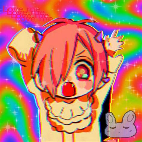 Hanako Kun Glitchcore Pfp