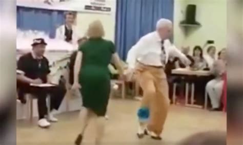 Elderly Austrian Couple Show Off Their Rock N Roll Routine