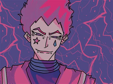 I Drew Hisoka With A Limited Color Palette As A Little Challenge I