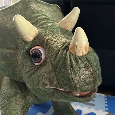 Playskool Kota My Triceratops Dinosaur Animatronic 3ft Tall Ride On For